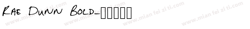 Rae Dunn Bold字体转换